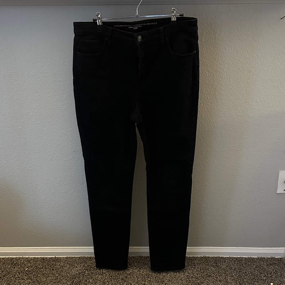 Chico's Classic Black Skinny Jeans High Rise